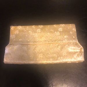 Vintage fabric clutch